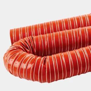 덕트 환기호스 실리콘와이어 내열 열풍기 고온 자바라 호스 실리콘