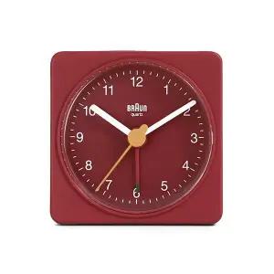 [BRAUN] BC02R 클래식 트래블 크레센도 알람 저소음 공용 탁상시계
