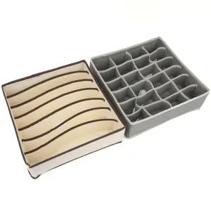 다용도 부직포 수납 정리함 7칸 24칸 수납함 보관함 속옷 양말