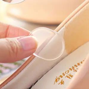신발용품 보호쿠션 패드 구두 뒤꿈치 투명 실리콘 발보호 신발패드 부착형