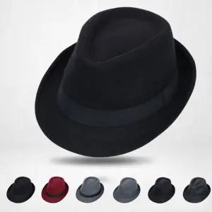 남성 패션 중절모 신사모자 페도라 챙모자 여름