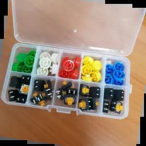 라즈베리파이 아두이노 버튼캡 택트 스위치 케이스 아두이노용 구성품 12X12X7.3mm