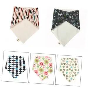 오가닉코튼 국내제작 순면 스카프빕 오가닉면 턱받이 코튼스카프