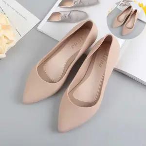 여름젤리슈즈 젤리슈즈 플랫 펌프스 스틸레토 단화 실습신발 발편한