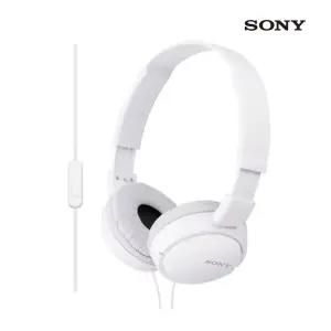 소니 MDR-ZX110AP 스테레오 유선 헤드폰 화이트 핑크 블랙