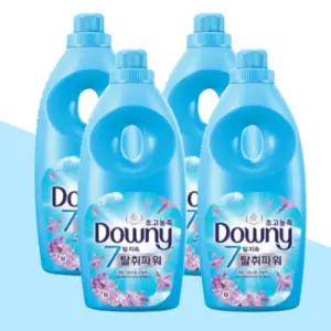 다우니 탈취파워 레몬그라스와라일락 초고농축 섬유유연제 1L 4개 본품
