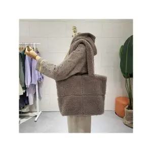 [하프클럽/에잇컨셉]  C24L7FBG001 뽀글이 미듐숄더백