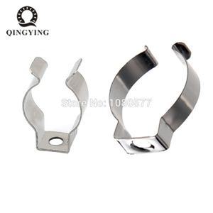 T5 T8 홀더 금속 U 클립 웨지 튜브 램프 기본 LED 형광등  설치 50 개