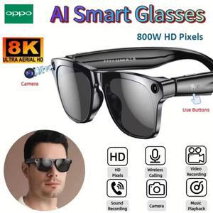 샤오미 8K HD AI 스마트 안경 변색 다기능 블루투스 통화 음성 비서 음악 플레이어 번역 카메라 안경