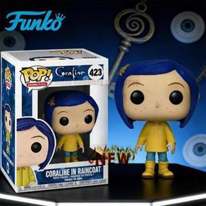 베스트셀러 펀코팝 애니메이션 코랄라인 레인코트 423 한정판 스타일 비닐 피규어 새해 생일 선물 수집가호