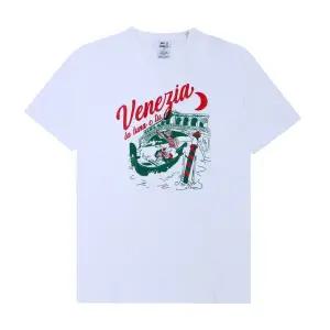 [와일드동키] T-VENEZIA WHITE 베네치아 그래픽 공용 반팔티