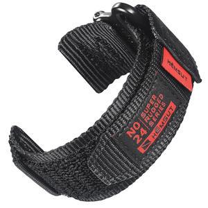 22mm 퀵 릴리즈 시계줄 Amazfit T-Rex 3 Pro 48mm Garmin Venu 4 45mm / Vivoactive Forerunner 265 46mm 255 음악 후크앤루프 나일론 교체 손목밴드 호환