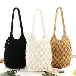 데일리 그물백 네트비치백 여름 휴가 니트백 토트백