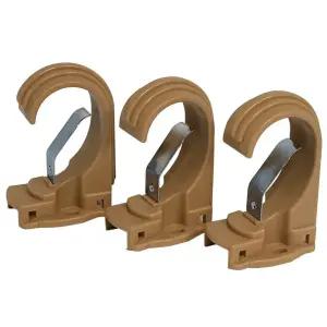 커텐봉걸이 커텐 민광 커튼브라켓(브라운35mm) K-349