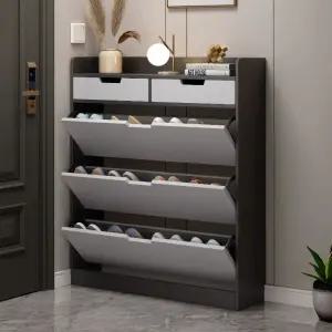 슬림 신발장 현관 수납 틈새 얇은 사무실 신발 현관장 아파트 정리대 폭좁은 선반 입구