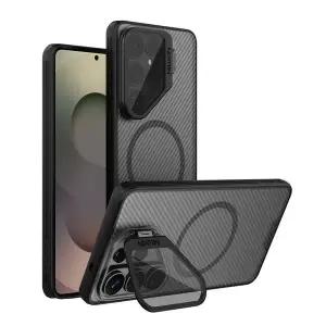 닐킨 갤럭시 s26 플러스 울트라 카메라보호 스탠드 블랙 투명 맥세이프 호환 슬림 하드 케이스