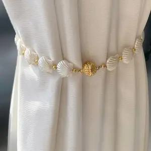 마그네틱 비즈 커튼 끈 타이백 후사고리 홀더 집게