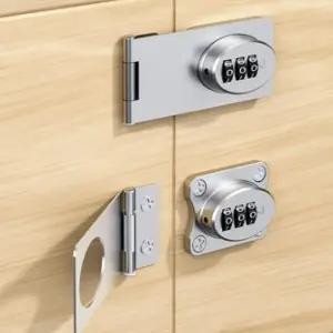 번호키 자물쇠 경첩 도어락 화장실 잠경첩 금장치 문고리금 비밀 빗장걸이 서랍금장치 걸쇠 보조금장치 사