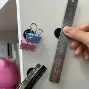 부착식 원형 고무자석 스티커 20mm 20P 고무판자석 원형고무 자석 판 고무판