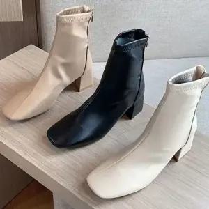 여성 미들힐 앵클부츠 삭스 컴포트부츠 C7089 부티힐 첼시부츠 앵클힐 레이스업워커