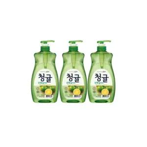참그린 청귤 1kg 용기 3개입 라이온코리아 주방세제/주방/세정제/애경/세제/업소용/말통/설거지/퐁퐁/주방