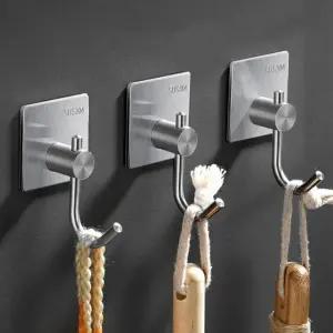 옷걸이 옷 매직 식 후크 주방 욕실 무타공 걸이 접착 붙이는 벽고리 접착식 다용도 J형