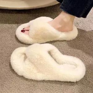 7컬러 여자슬리퍼 여자실내화 꼬임 털슬리퍼 실내화 여성 겨울 빅사이즈