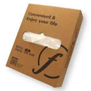 페어리테이블 뽑아쓰는 요정비닐 투명 100L 100개