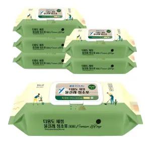 녹색나라 다용도 세정 물걸레 청소포 캡형 25매 특대형(380 x ... 6개