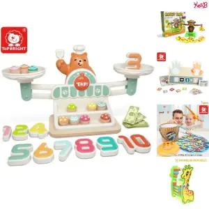 탑브라이트 곰돌이 저울숫자놀이 (120560)/영유아/유치원/셈놀이/숫자/학습/완구/수배열판/놀이/교구/교육