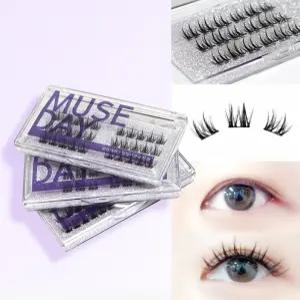 노글루 속눈썹 가닥속눈썹 뮤즈데이 셀프 DIY 연장 가닥 부분 셀프속눈썹