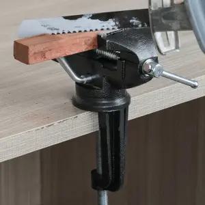 소형 목공용바이스 360도 회전바이스 탁상클램프