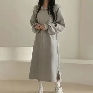 데일리 여성 겨울 편한 외출 기모안감 롱 원피스 치마 xSD9+3Bwi