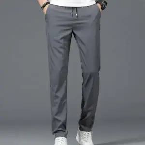 남성 캐주얼 바지 편안한 데일리 슬랙스 남성 밴딩 팬츠 조거 가을 스판 트레이닝 운동복 운동
