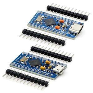 Leonardo용 2열 핀 헤더가 있는 Arduino ATmega32U4 5V/16MHz 모듈용  Pro Micro .  품질