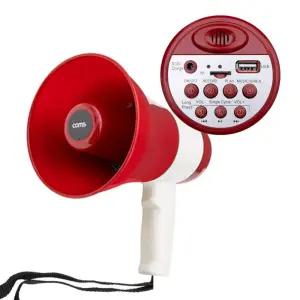 20W 무선 메가폰 사이렌 녹음 USB 반복재생 행사 응원 휴대용 충전식 미니 확성기
