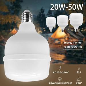 1-5pcs 50W 5000lm 슈퍼 밝은 LED 전구 AC 110V 220V E27 램프 Lampada 빛 Bombilla 조명 홈 거실