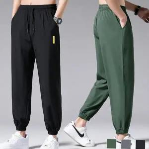 남성 고무줄 바지 데일리 캐주얼 루즈핏 남성 조거 팬츠 스웨트 밴딩 이지웨어 트레이닝 스포츠 실내복