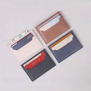 심플 559WGU34 베이직 여자 남자 간편 수납 카드지갑 학생 선물