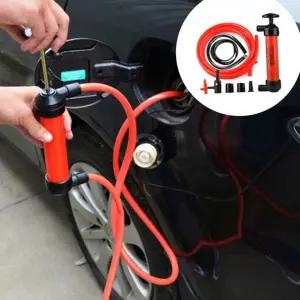 기름 펌프 차량용 오일 주유용 유류 이송 펌프 액체 연료 공기주입기 자동차 캠핑용 자전거 비상용 다용도