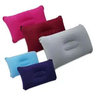 휴대용베개/ 공기주입형베개 에어목쿠션/ 사각