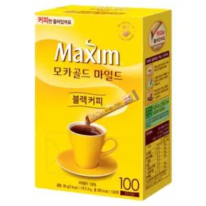맥심 모카골드 블랙커피 커피만 100T 1개