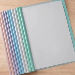 투명 쫄대 파일 사무용 정리용 플라스틱 a4 쫄대 파일 문서첩 서류첩