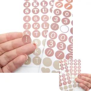 폴꾸 다꾸스티커 영문 알파벳 세트 숫스 숫자