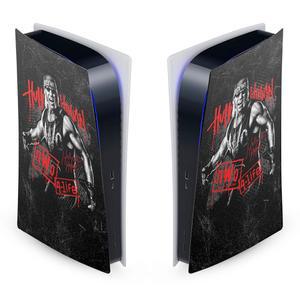 헤드 케이스 디자인 공식 라이선스 WWE 그래픽 헐크 호건 비닐 페이스플레이트 스티커 게이밍 스킨 데칼 커버, 소니 플레이스테이션 5 PS5 디지털 에디션 콘솔과 호환됨