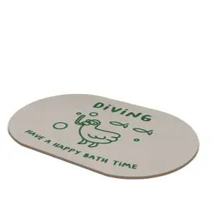 딱딱한 규조토발매트 화장실 발수건 하드 호텔식 대형 주방매트 욕실 발닦