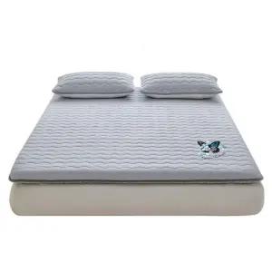 싱글 토퍼 라텍스 돌침대용 매트 흙침대 두께 패드 드림버터플라이 그레이 80x190cm