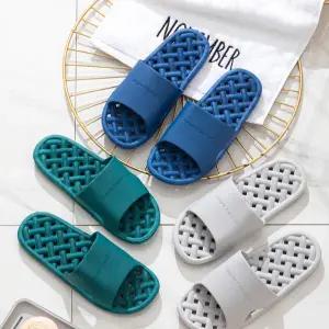 미끄럼 방지 욕실화 낮은 논슬립 커플 욕실화 슬리퍼 베란다 편안한 실내용 욕실용 푹신한 용이 소재 주방