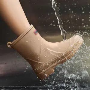 여성 키높이 장화 장마철 논슬립 여성 장화 키높이 데일리 가벼운 여름 패션 활동성 미끄럼 방지