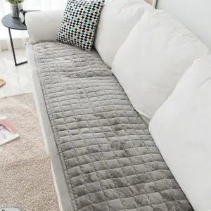 극세사 쇼파 패드 부드러운 따뜻한 4인용 밍크 쇼파 패드 거실 겨울 침대형